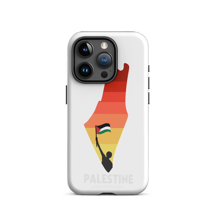 Tough Case for iPhone® - Palestine Map, Matte iPhone 15 Pro