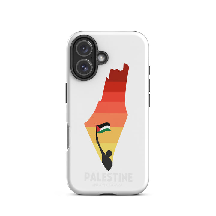 Tough Case for iPhone® - Palestine Map, Matte iPhone 16
