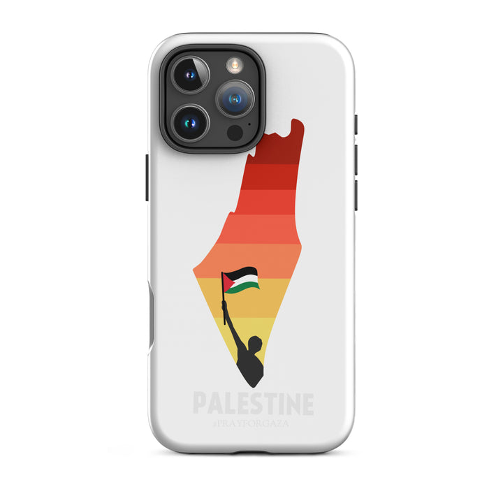 Tough Case for iPhone® - Palestine Map, Matte iPhone 16 Pro Max