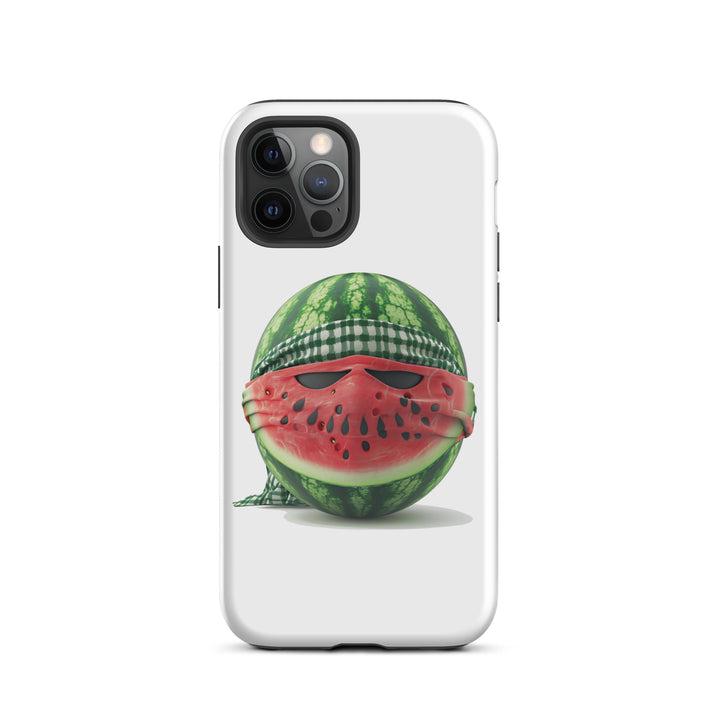 Tough Case for iPhone® - Palestine Watermelon Fighter, Glossy iPhone 12 Pro