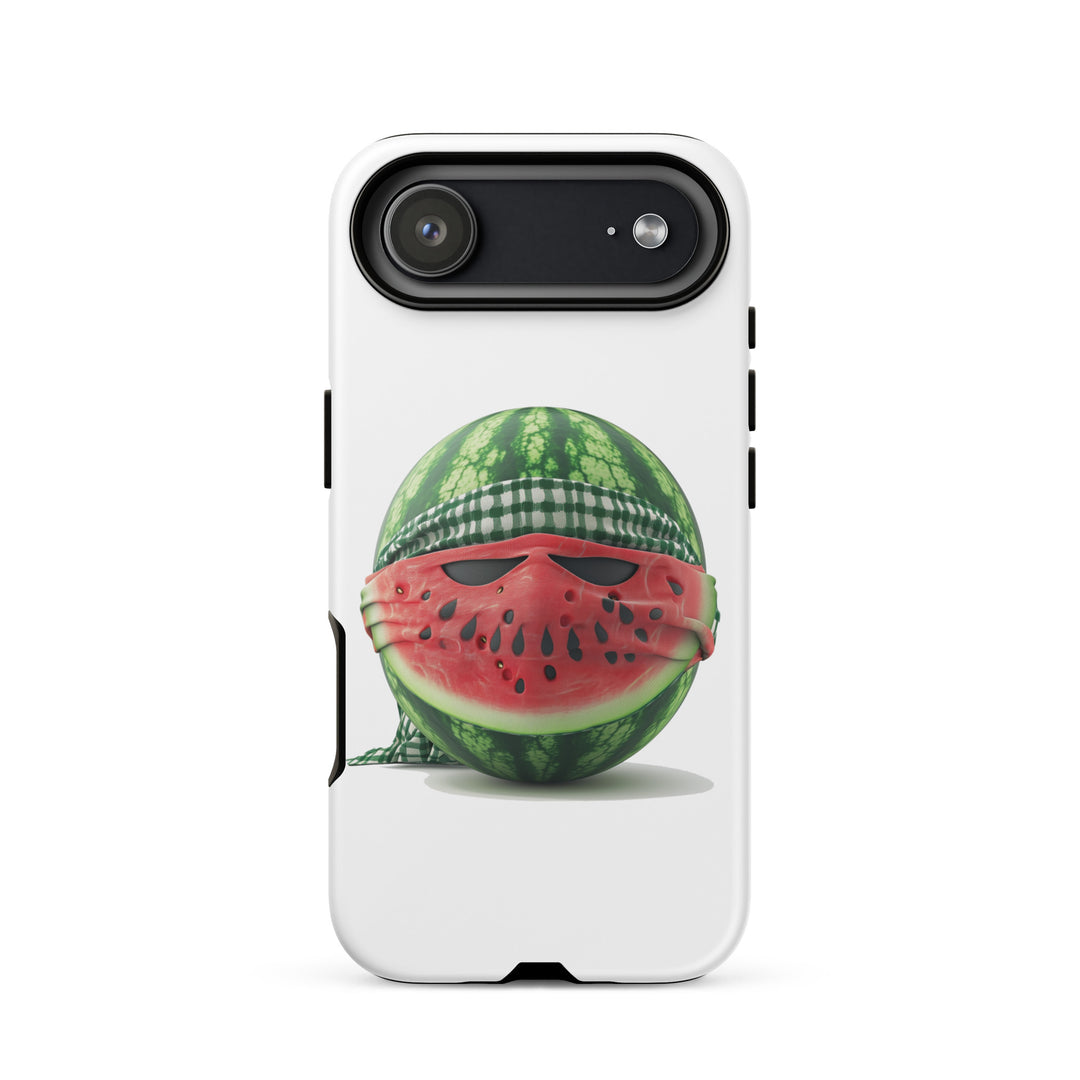 Tough Case for iPhone® - Palestine Watermelon Fighter, Glossy iPhone 17 Air