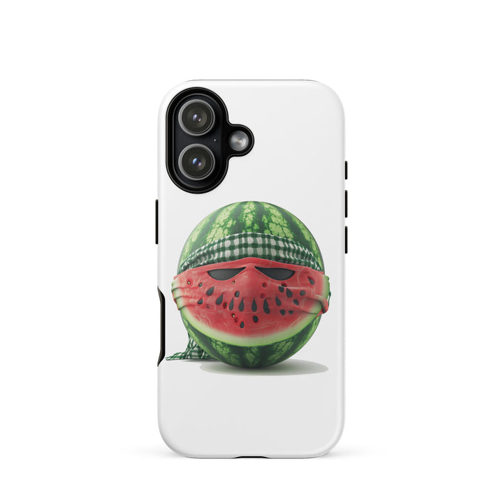 Tough Case for iPhone® - Palestine Watermelon Fighter, Glossy iPhone 17