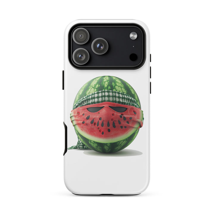 Tough Case for iPhone® - Palestine Watermelon Fighter, Glossy iPhone 17 Pro Max