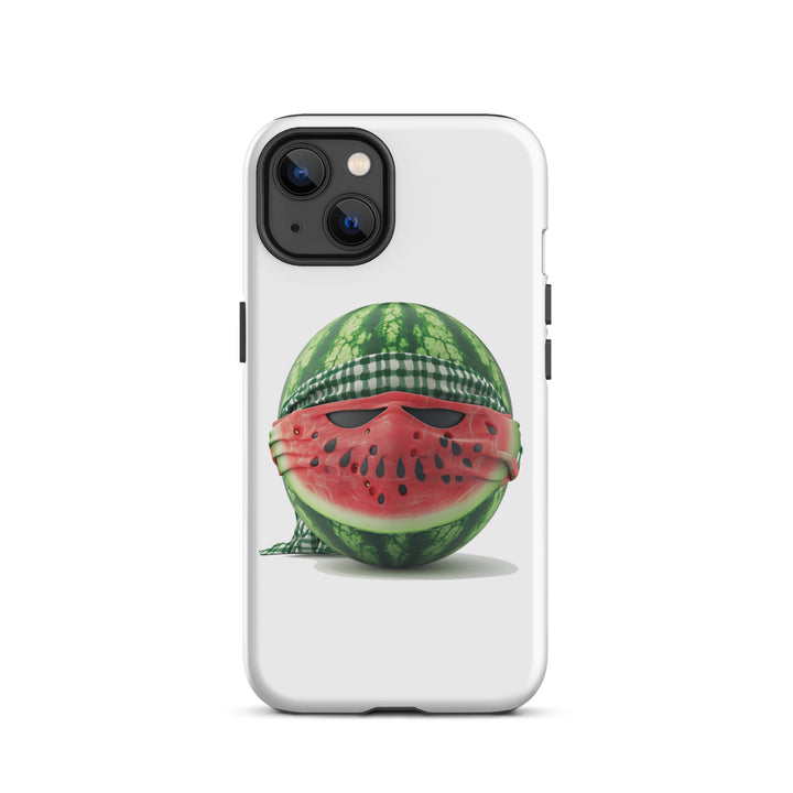 Tough Case for iPhone® - Palestine Watermelon Fighter, Matte iPhone 13
