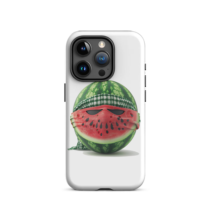 Tough Case for iPhone® - Palestine Watermelon Fighter, Matte iPhone 15 Pro