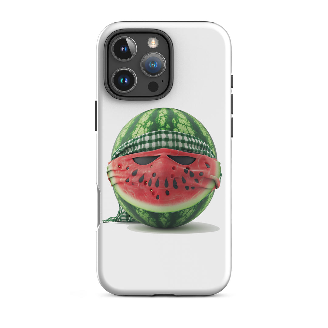 Tough Case for iPhone® - Palestine Watermelon Fighter, Matte iPhone 16 Pro Max