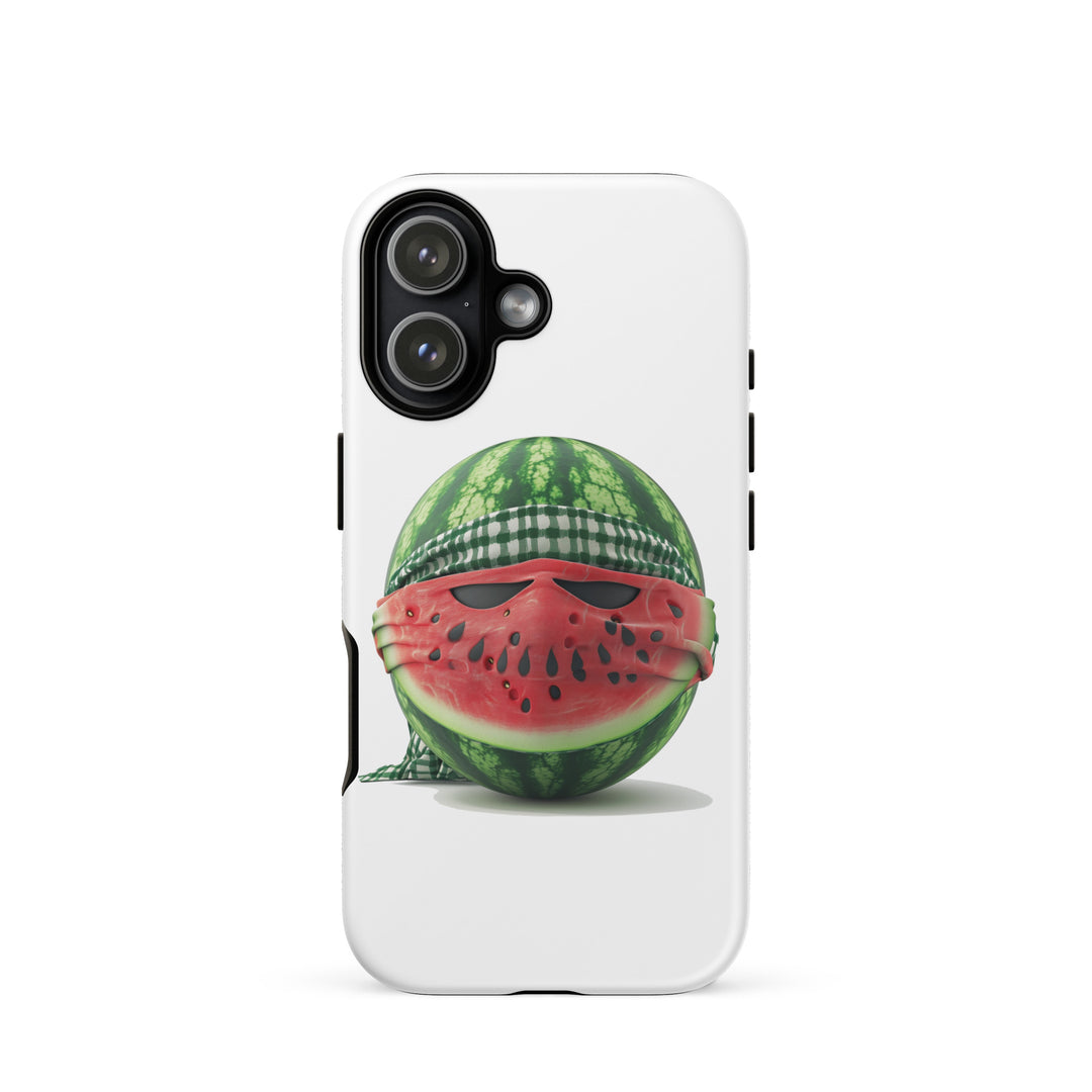Tough Case for iPhone® - Palestine Watermelon Fighter, Matte iPhone 17