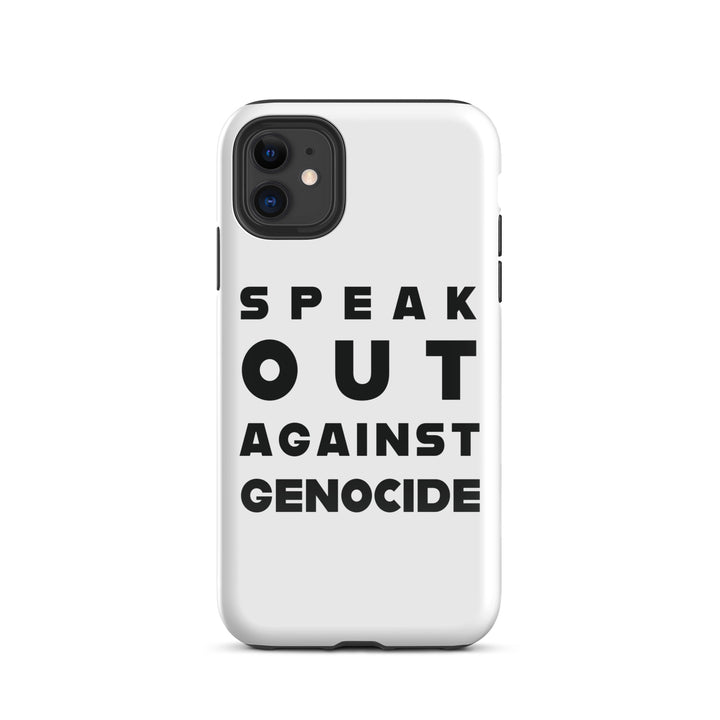 Tough Case for iPhone® - Speak out against genocide, Glossy iPhone 11