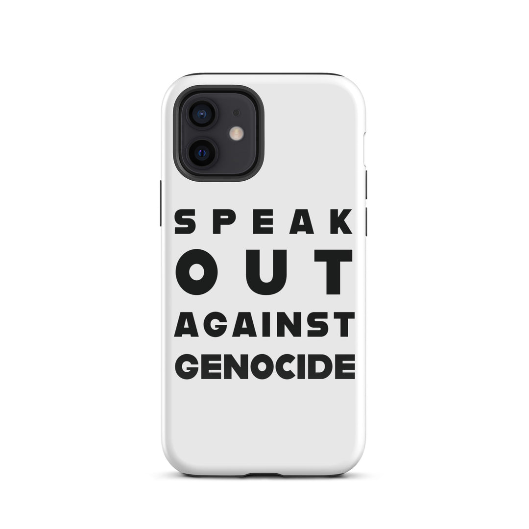 Tough Case for iPhone® - Speak out against genocide, Glossy iPhone 12
