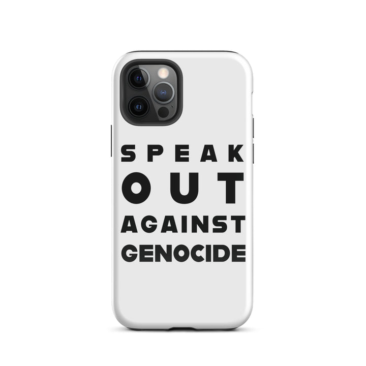 Tough Case for iPhone® - Speak out against genocide, Glossy iPhone 12 Pro