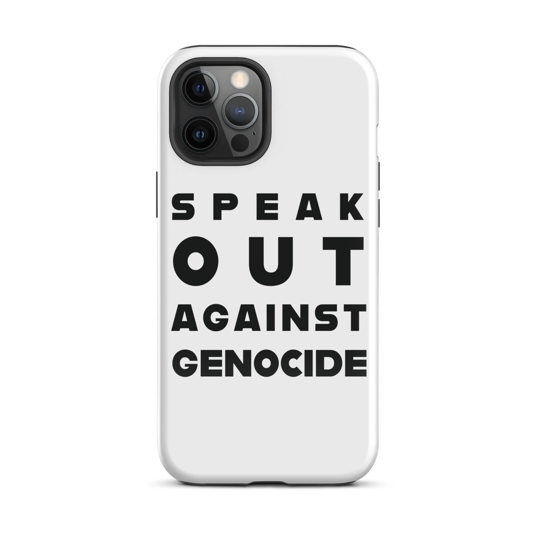 Tough Case for iPhone® - Speak out against genocide, Glossy iPhone 12 Pro Max