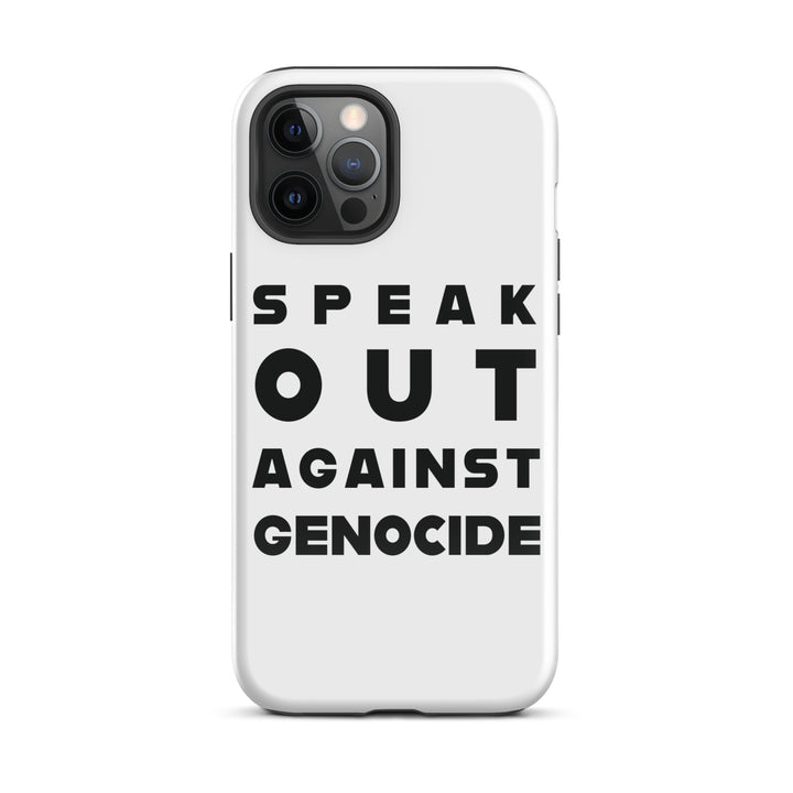 Tough Case for iPhone® - Speak out against genocide, Glossy iPhone 12 Pro Max