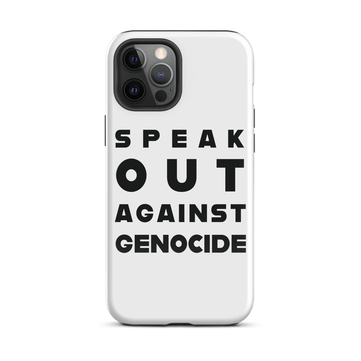 Tough Case for iPhone® - Speak out against genocide, Glossy iPhone 12 Pro Max
