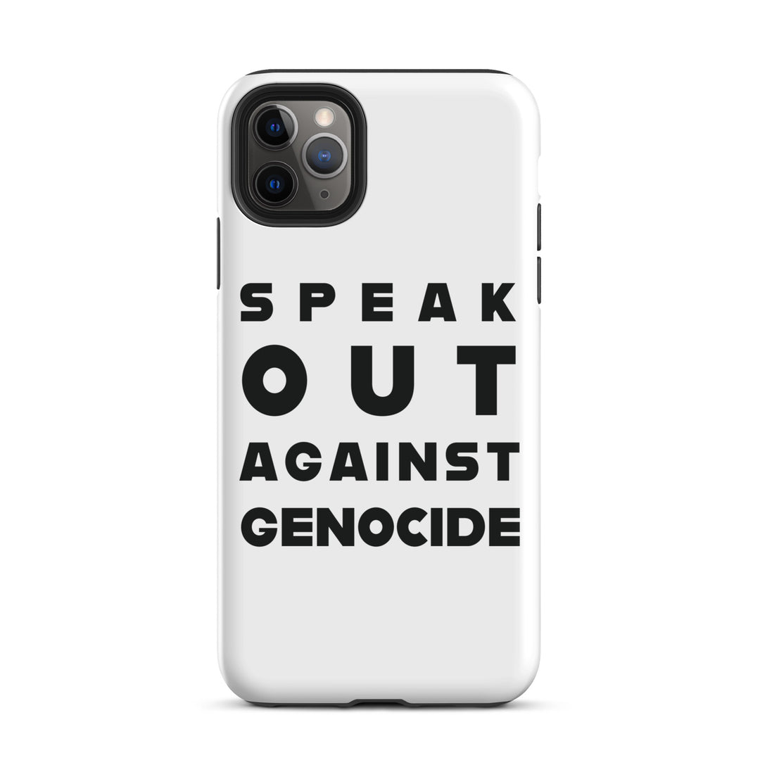 Tough Case for iPhone® - Speak out against genocide, Matte iPhone 11 Pro Max