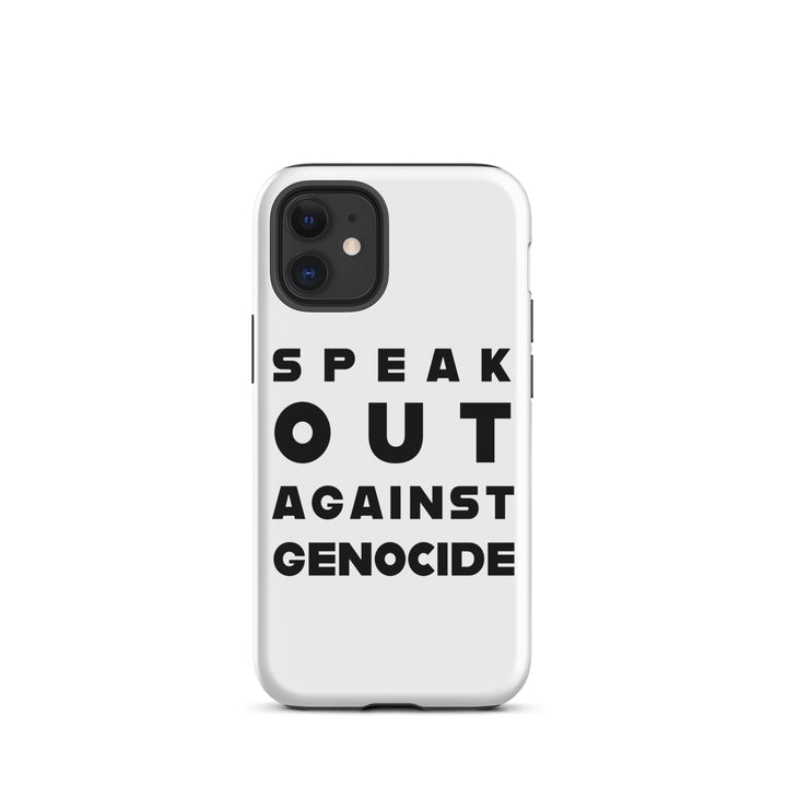 Tough Case for iPhone® - Speak out against genocide, Matte iPhone 12 Mini