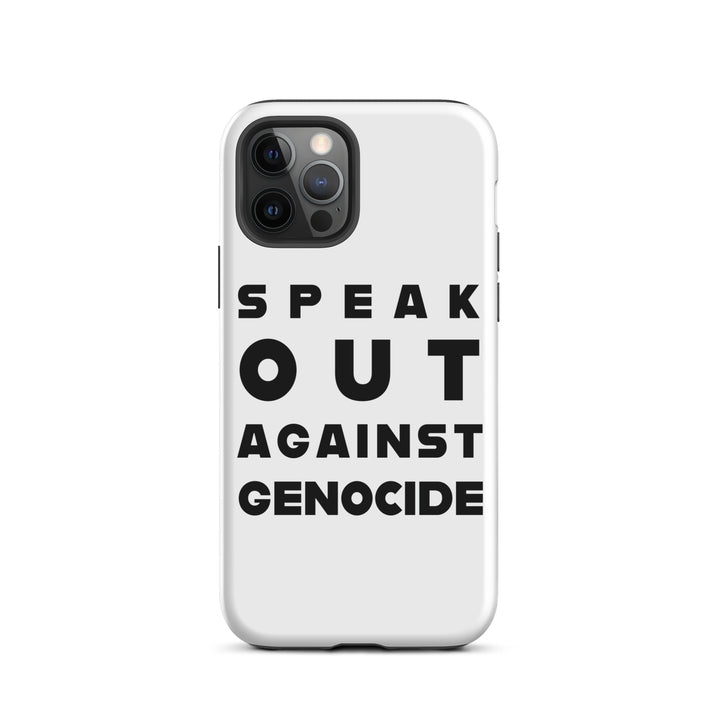 Tough Case for iPhone® - Speak out against genocide, Matte iPhone 12 Pro