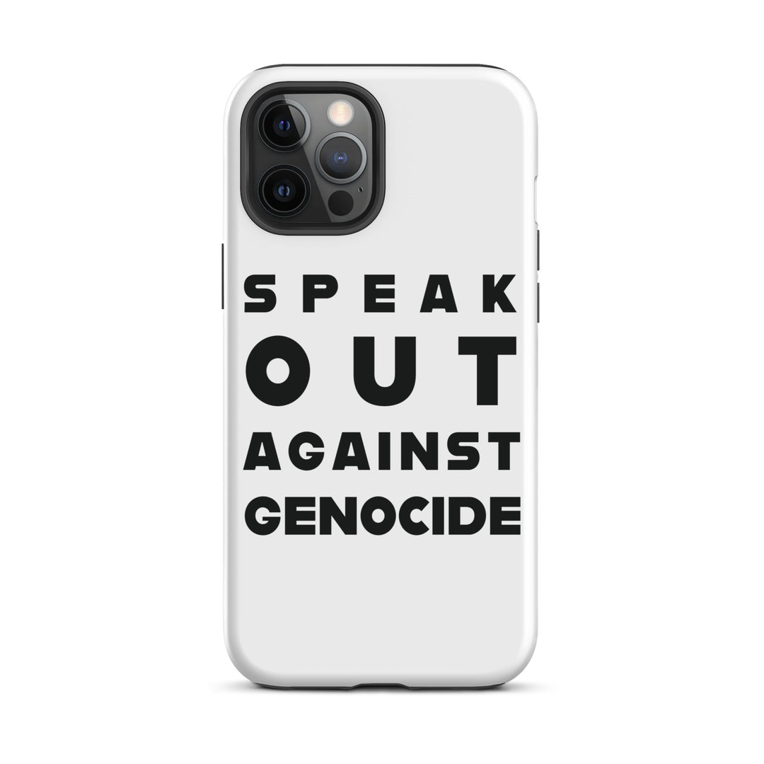 Tough Case for iPhone® - Speak out against genocide, Matte iPhone 12 Pro Max