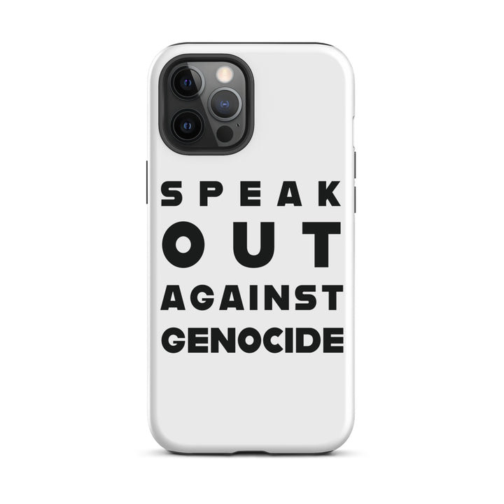 Tough Case for iPhone® - Speak out against genocide, Matte iPhone 12 Pro Max
