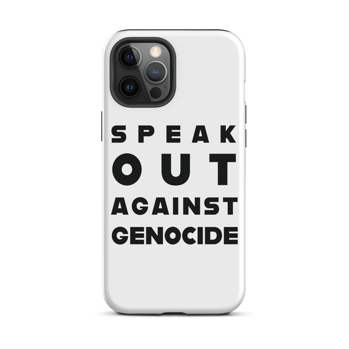 Tough Case for iPhone® - Speak out against genocide, Matte iPhone 12 Pro Max