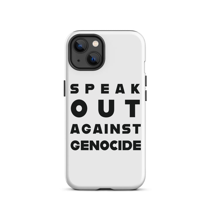Tough Case for iPhone® - Speak out against genocide, Matte iPhone 13