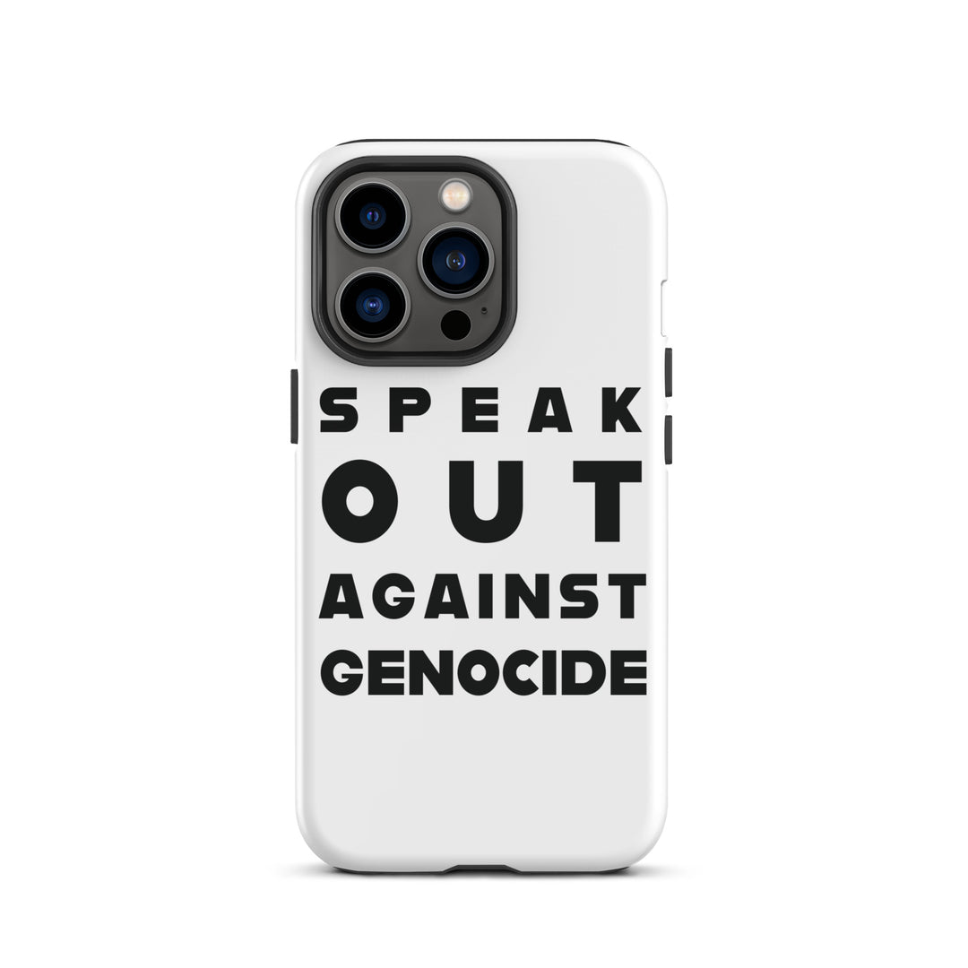 Tough Case for iPhone® - Speak out against genocide, Matte iPhone 13 Pro
