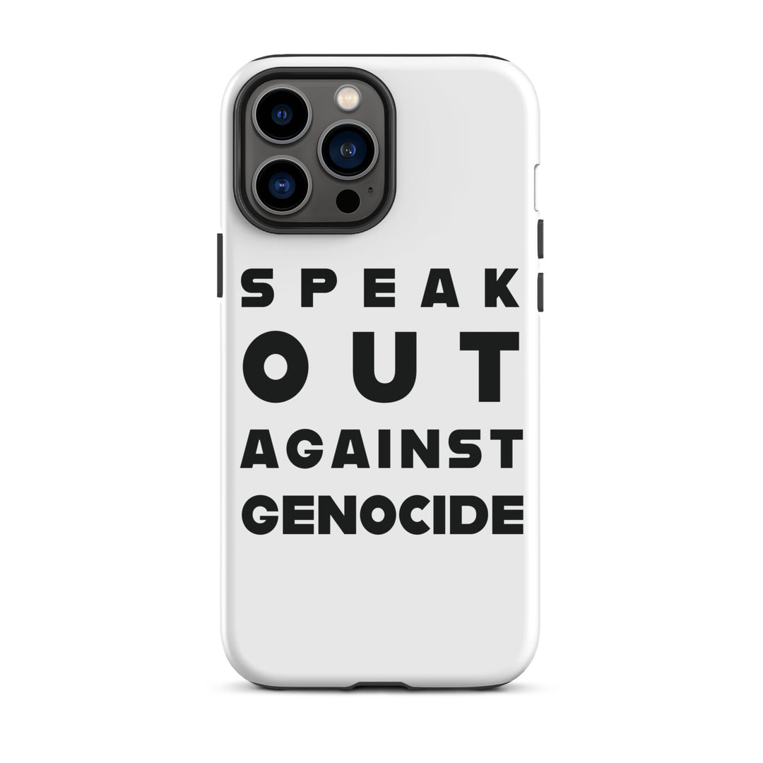 Tough Case for iPhone® - Speak out against genocide, Matte iPhone 13 Pro Max