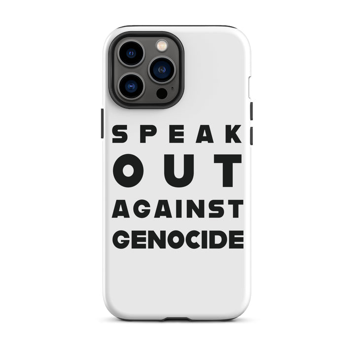 Tough Case for iPhone® - Speak out against genocide, Matte iPhone 13 Pro Max