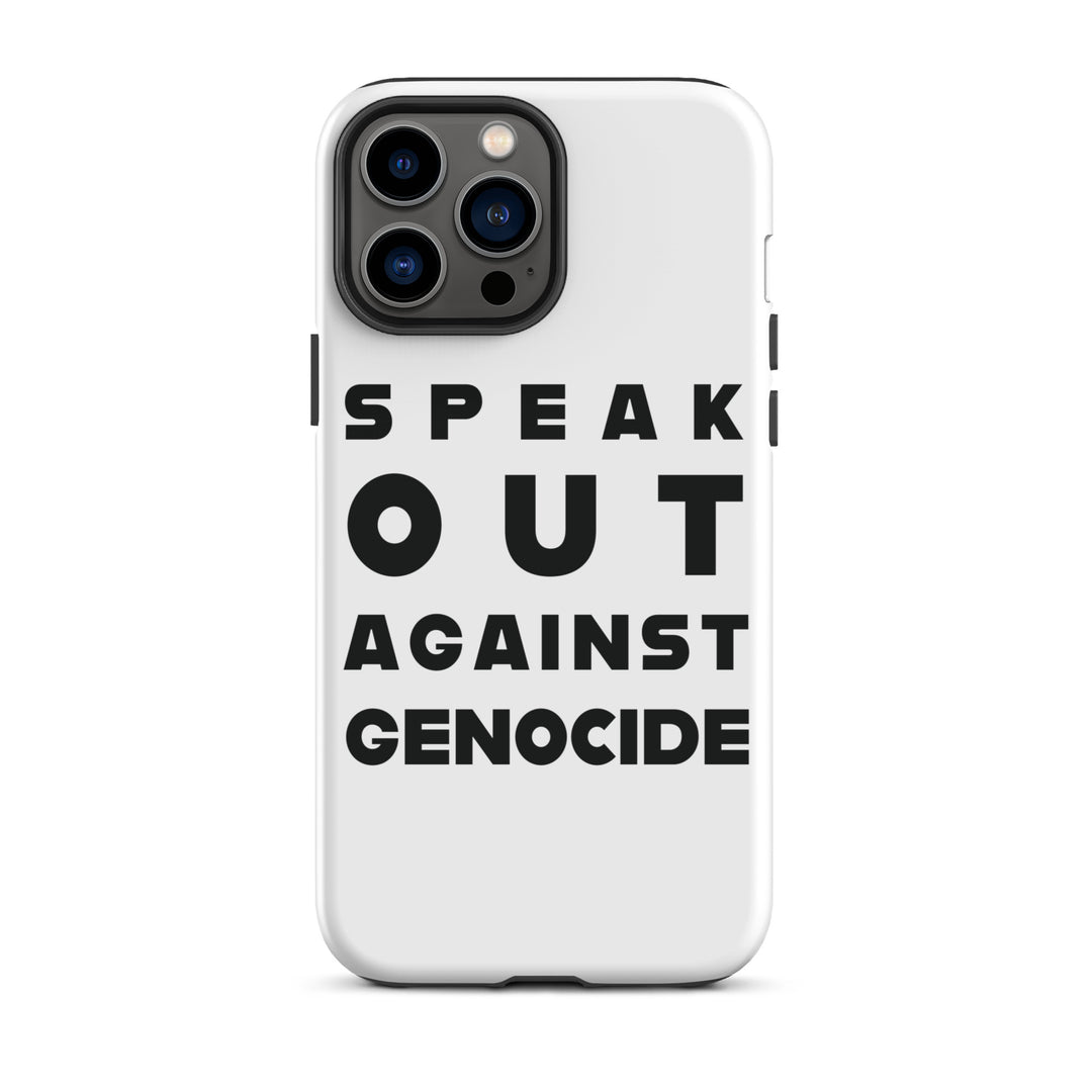 Tough Case for iPhone® - Speak out against genocide, Matte iPhone 13 Pro Max