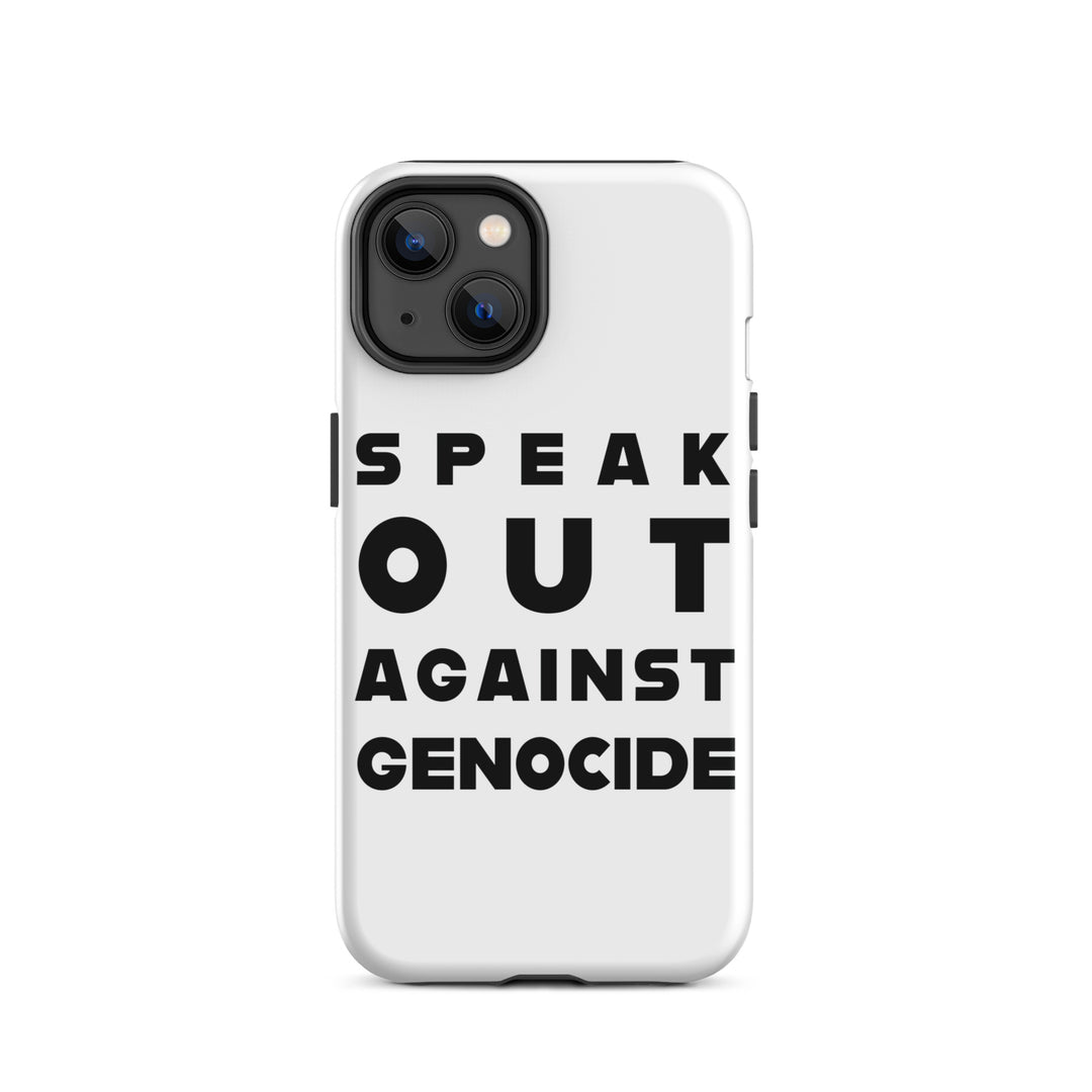 Tough Case for iPhone® - Speak out against genocide, Matte iPhone 14
