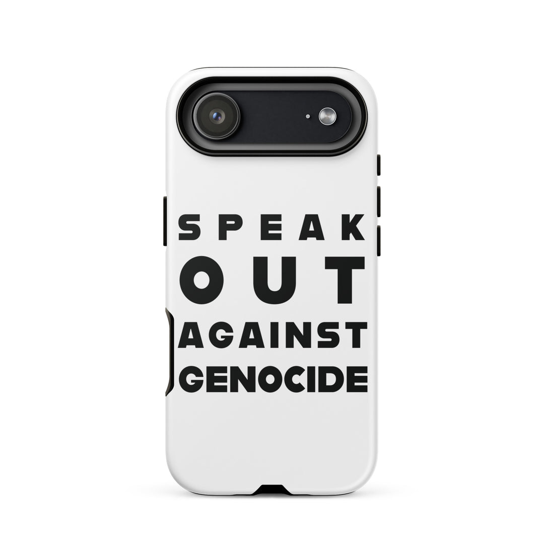 Tough Case for iPhone® - Speak out against genocide, Matte iPhone 17 Air