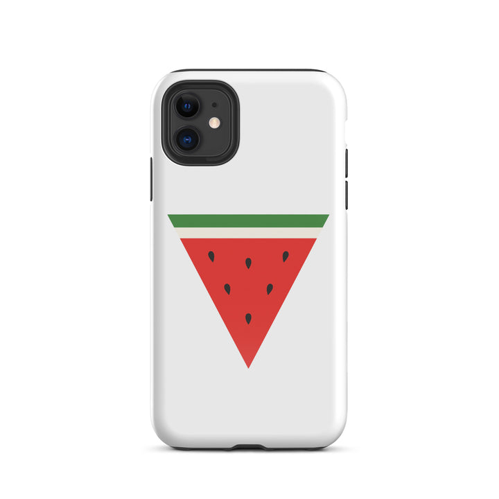 Tough Case for iPhone® - Triangle Watermelon, Glossy iPhone 11