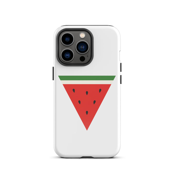 Tough Case for iPhone® - Triangle Watermelon, Glossy iPhone 13 Pro