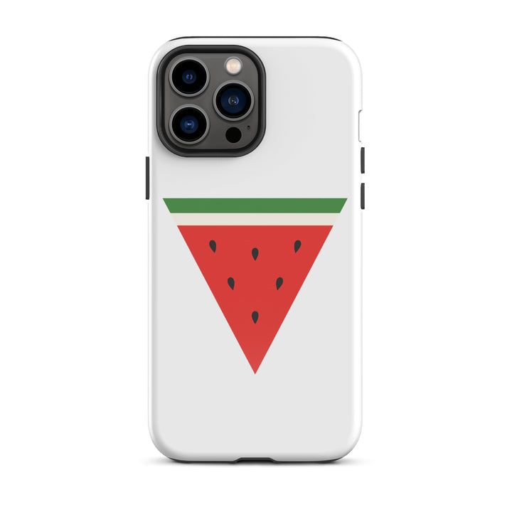 Tough Case for iPhone® - Triangle Watermelon, Glossy iPhone 13 Pro Max