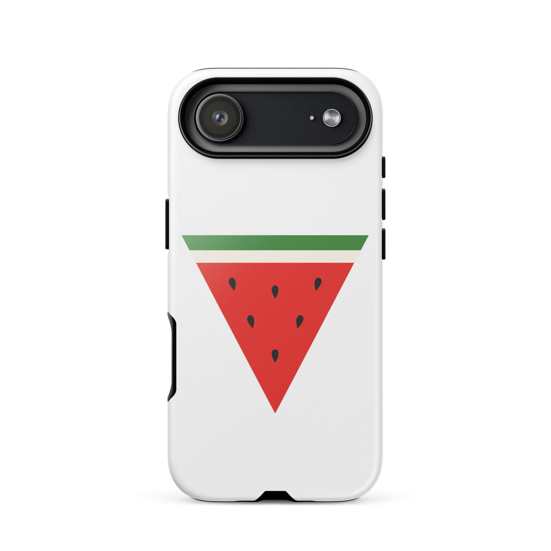 Tough Case for iPhone® - Triangle Watermelon, Glossy iPhone 17 Air