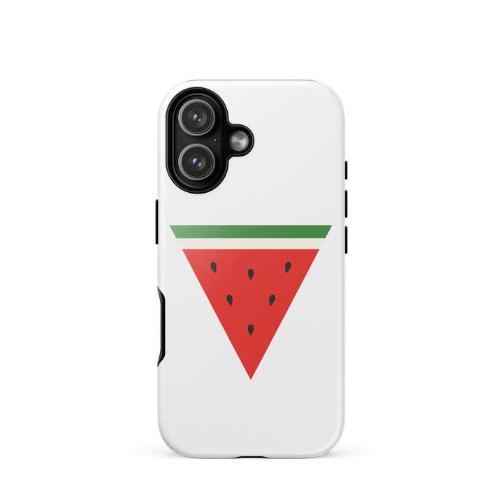 Tough Case for iPhone® - Triangle Watermelon, Glossy iPhone 17
