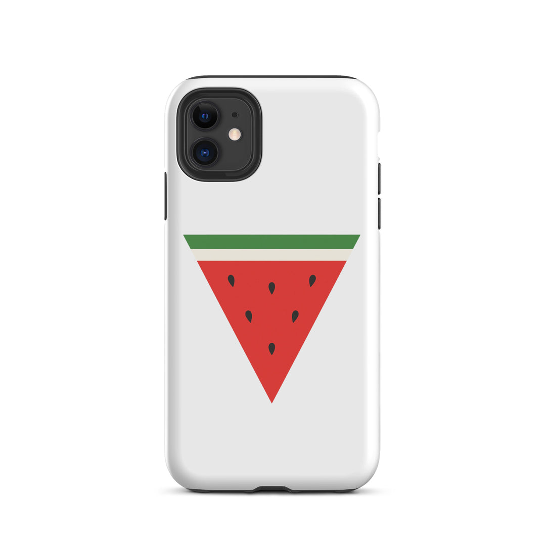 Tough Case for iPhone® - Triangle Watermelon, Matte iPhone 11