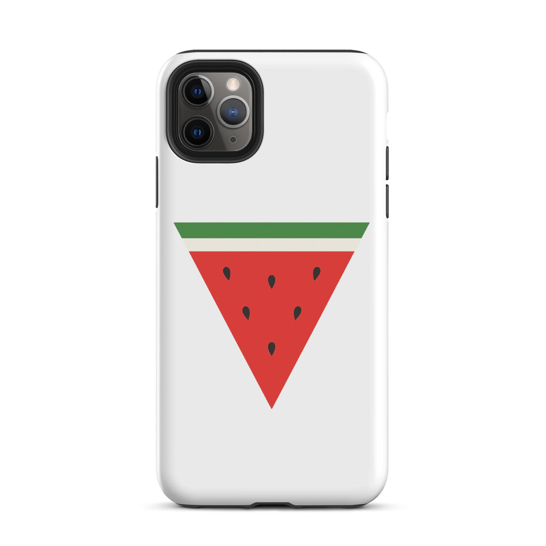 Tough Case for iPhone® - Triangle Watermelon, Matte iPhone 11 Pro Max