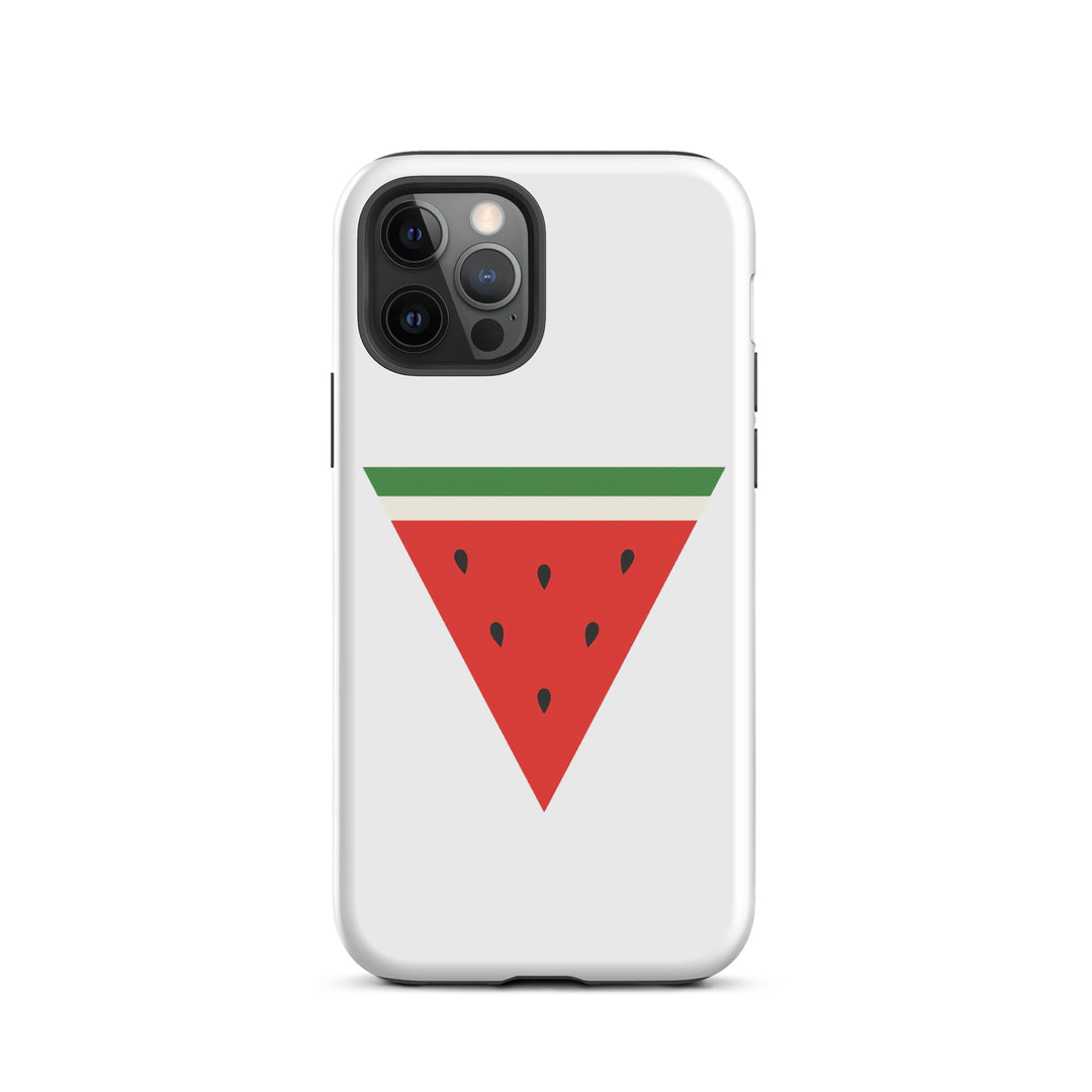 Tough Case for iPhone® - Triangle Watermelon, Matte iPhone 12 Pro