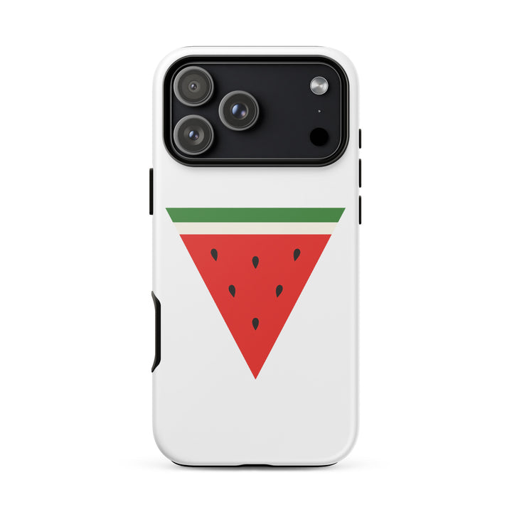 Tough Case for iPhone® - Triangle Watermelon, Matte iPhone 17 Pro Max