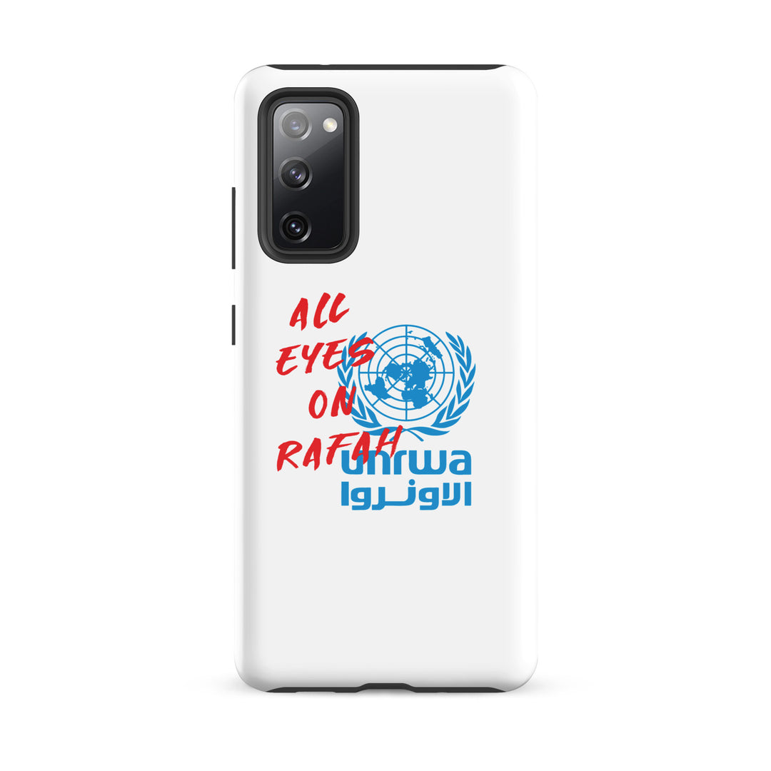 Tough case for Samsung® - All Eyes on Rafah, Samsung Glossy Samsung Galaxy S20 Fe