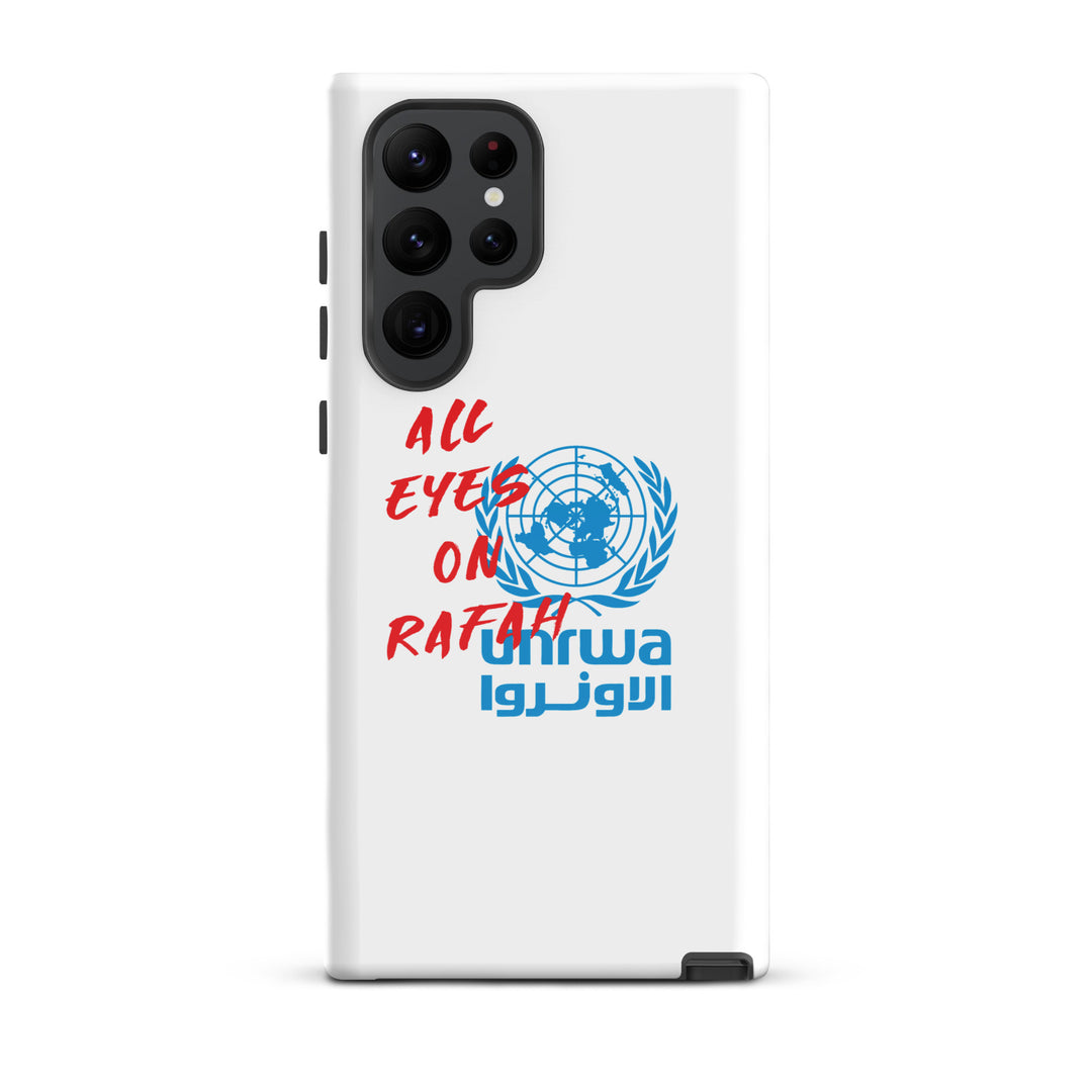 Tough case for Samsung® - All Eyes on Rafah, Samsung Glossy Samsung Galaxy S22 Ultra