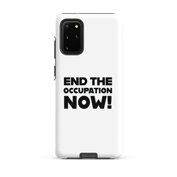 Tough case for Samsung® - End the Occupation Now!, Samsung Glossy Samsung Galaxy S20 Plus