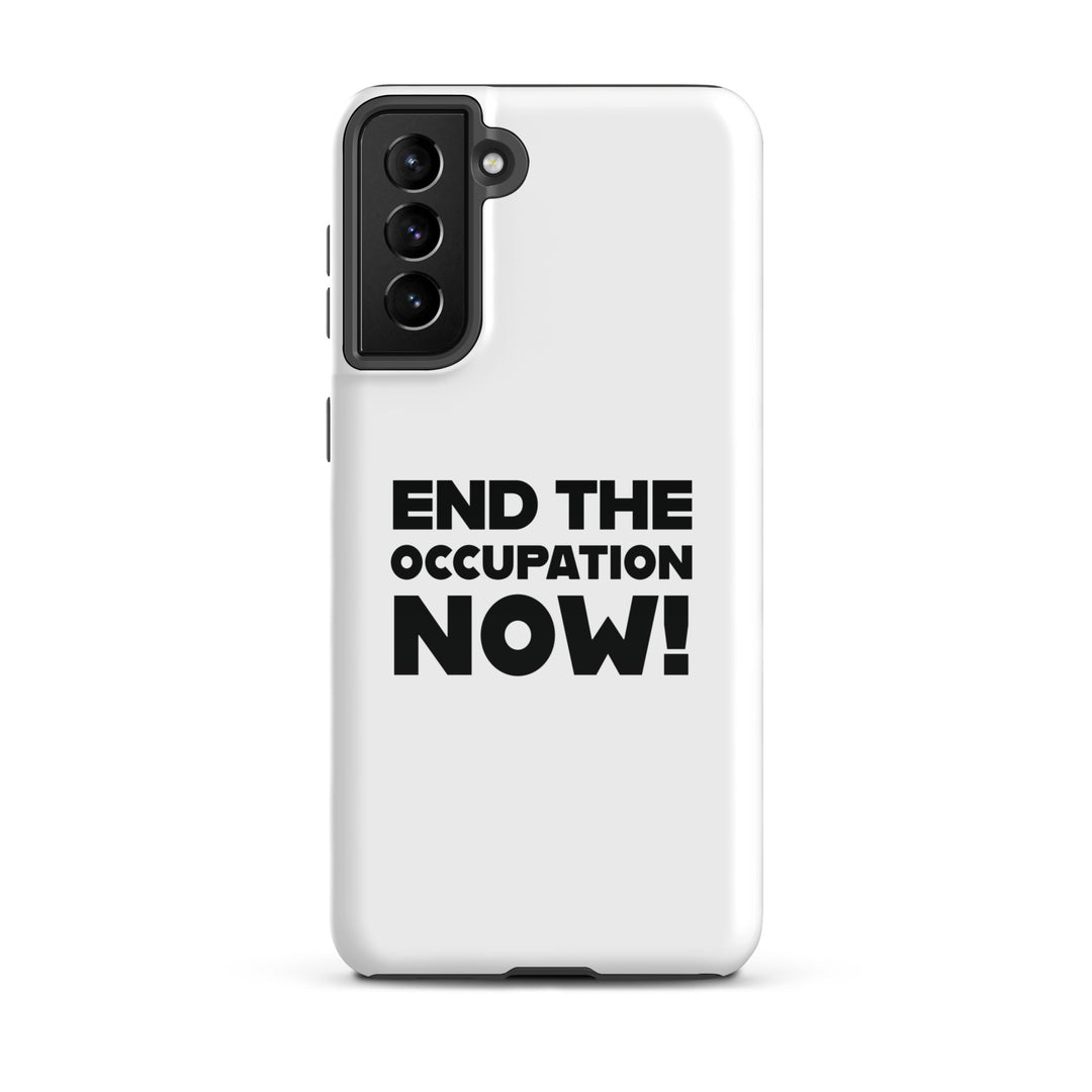 Tough case for Samsung® - End the Occupation Now!, Samsung Glossy Samsung Galaxy S21 Plus
