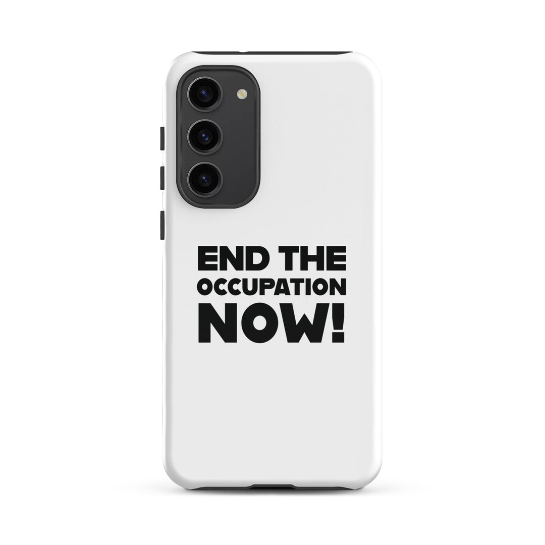 Tough case for Samsung® - End the Occupation Now!, Samsung Glossy Samsung Galaxy S23 Plus