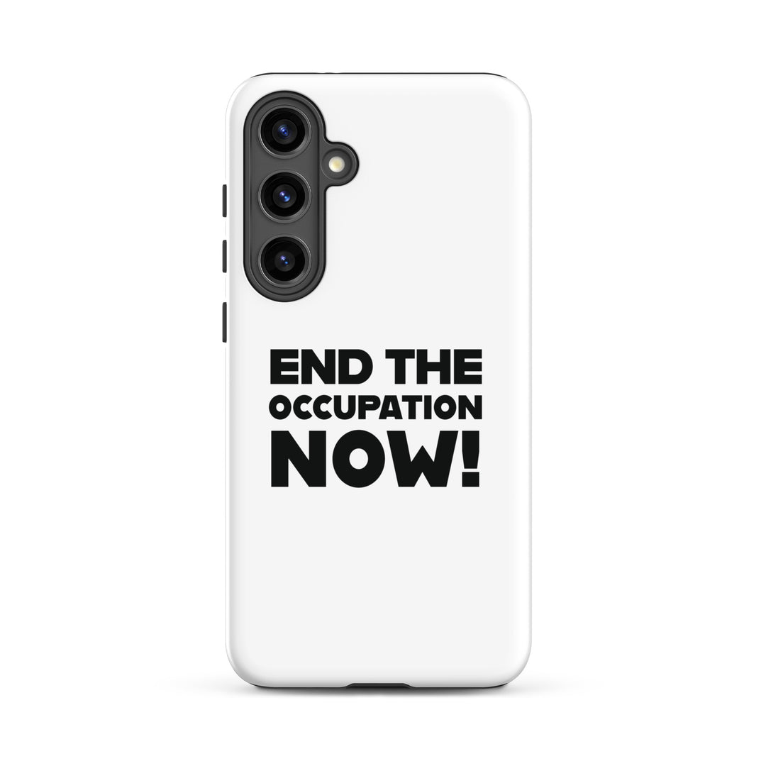 Tough case for Samsung® - End the Occupation Now!, Samsung Glossy Samsung Galaxy S24 Plus