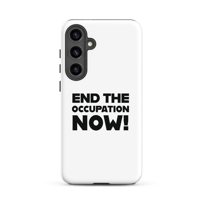 Tough case for Samsung® - End the Occupation Now!, Samsung Glossy Samsung Galaxy S24 Plus