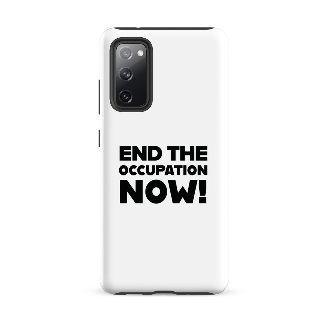 Tough case for Samsung® - End the Occupation Now!, Samsung Matte Samsung Galaxy S20 Fe