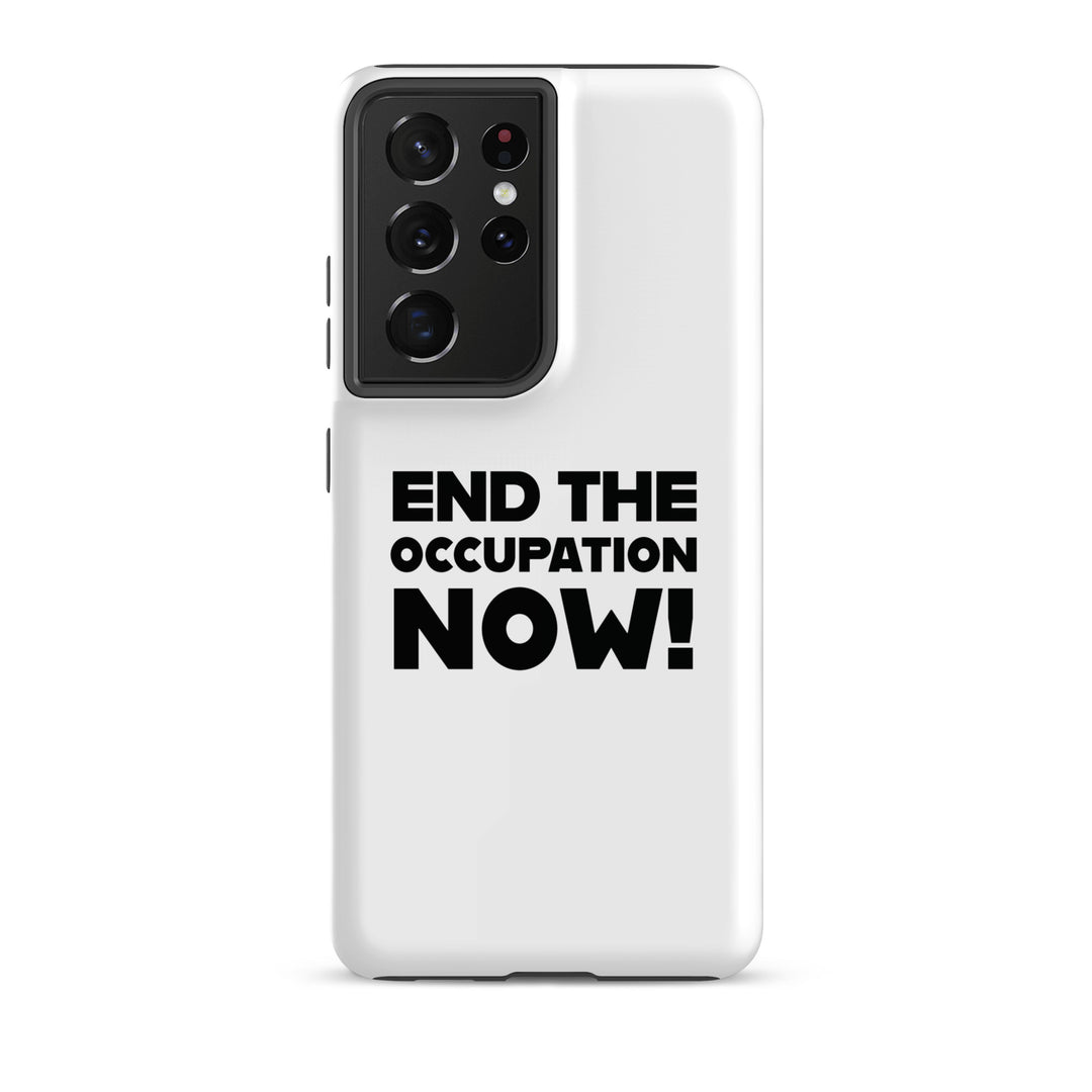 Tough case for Samsung® - End the Occupation Now!, Samsung Matte Samsung Galaxy S21 Ultra