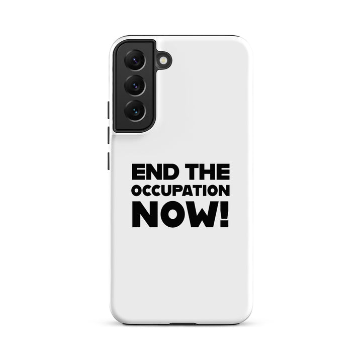 Tough case for Samsung® - End the Occupation Now!, Samsung Matte Samsung Galaxy S22 Plus