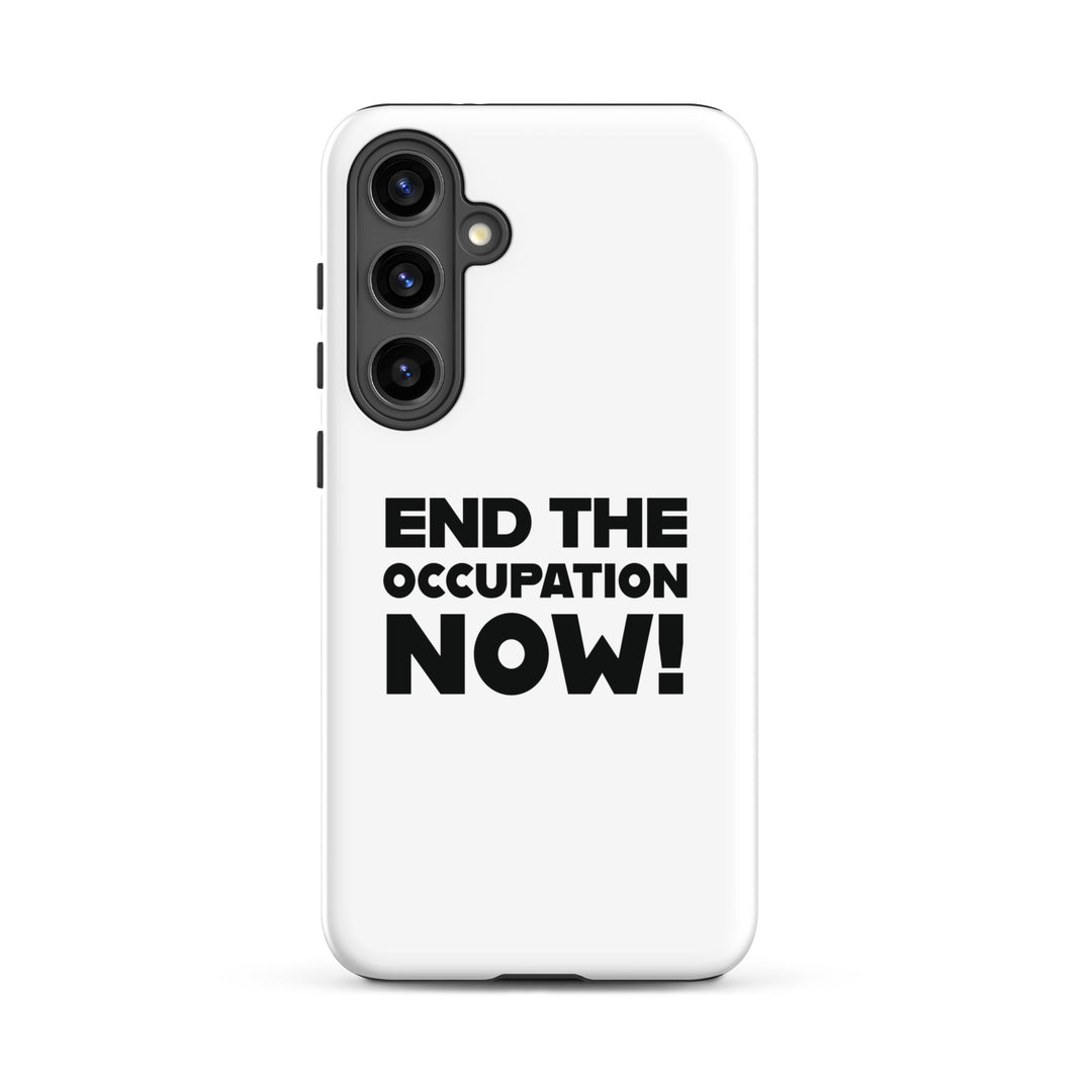 Tough case for Samsung® - End the Occupation Now!, Samsung Matte Samsung Galaxy S24 Plus